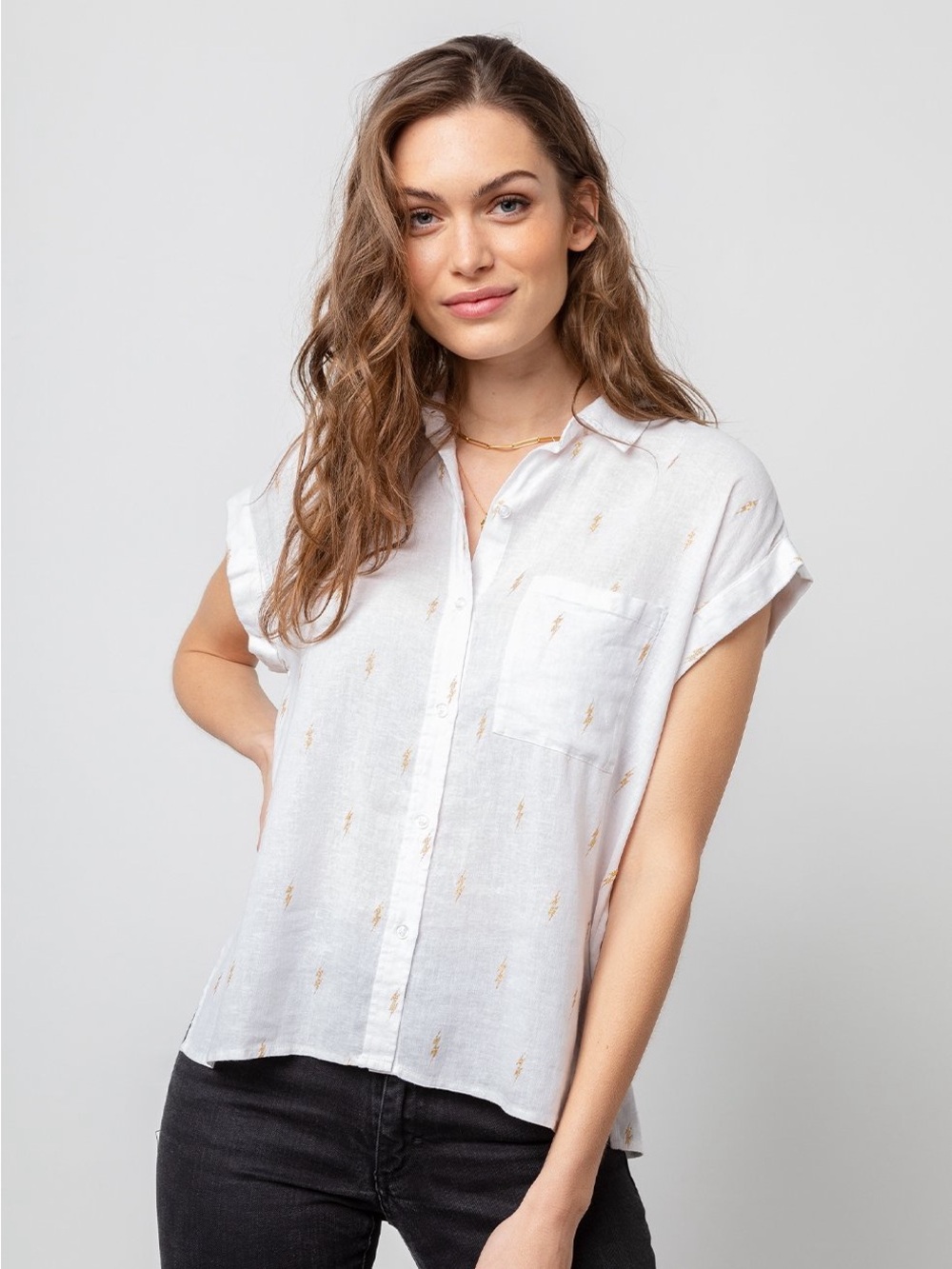 Rails Size M short sleeve blouse